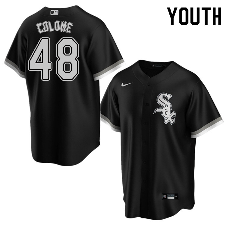 Nike Youth #48 Alex Colome Chicago White Sox Baseball Jerseys Sale-Black